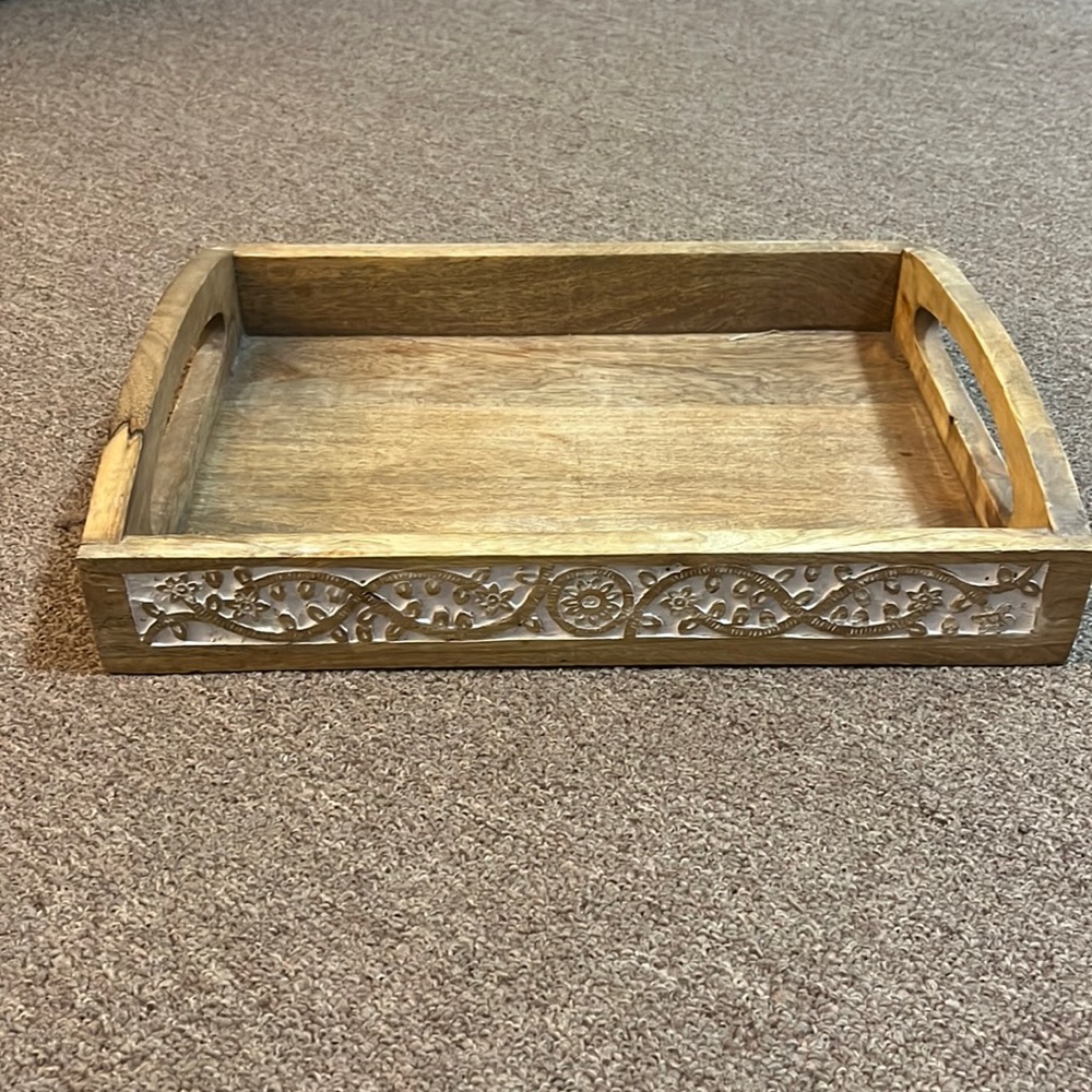 Perfect condition wooden tray